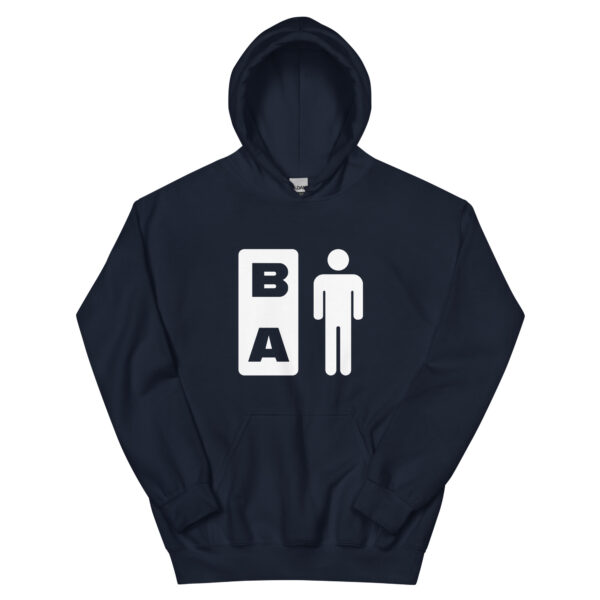 B A MAN Unisex Hoodie - Image 3