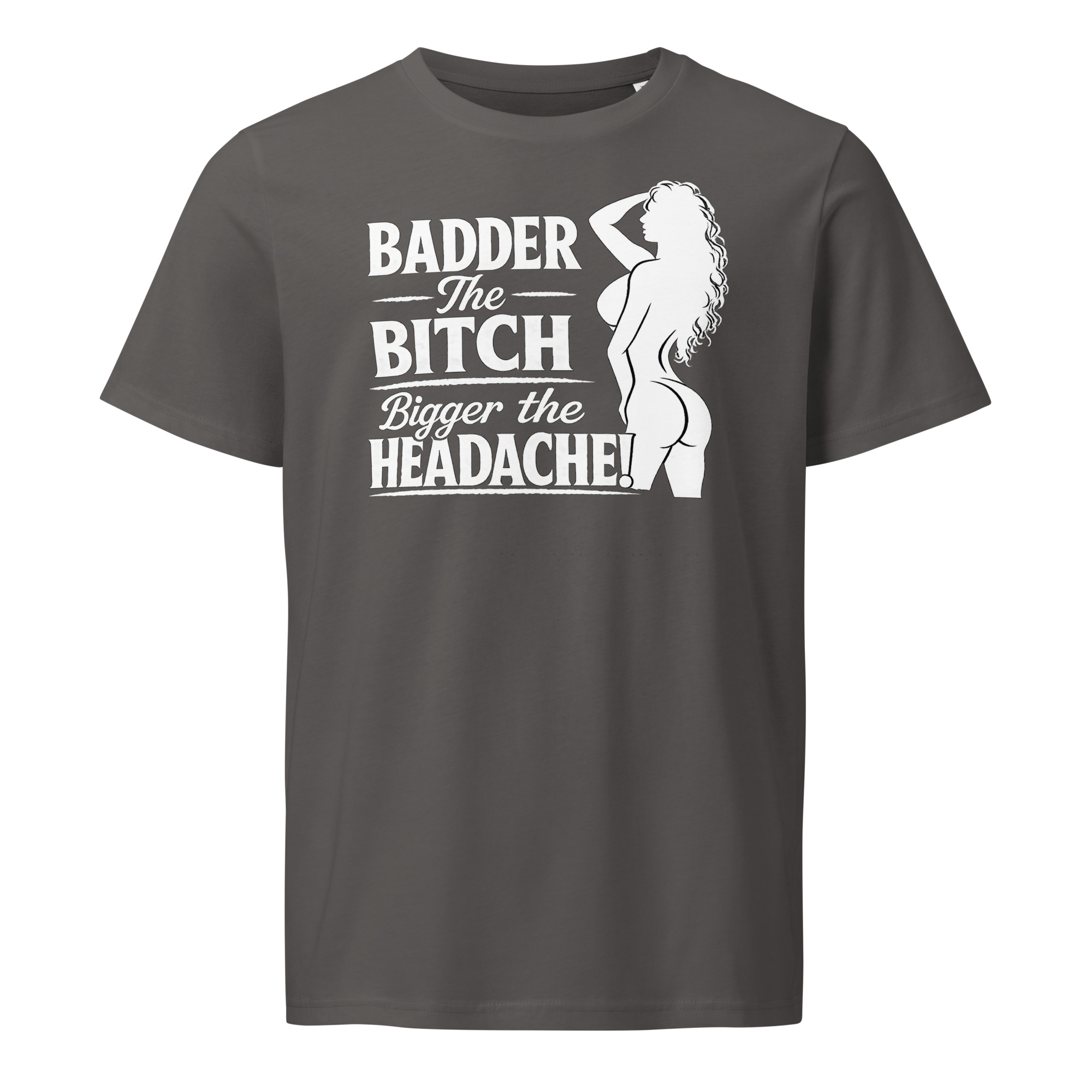 Headache Unisex organic mid-light t-shirt - Image 9