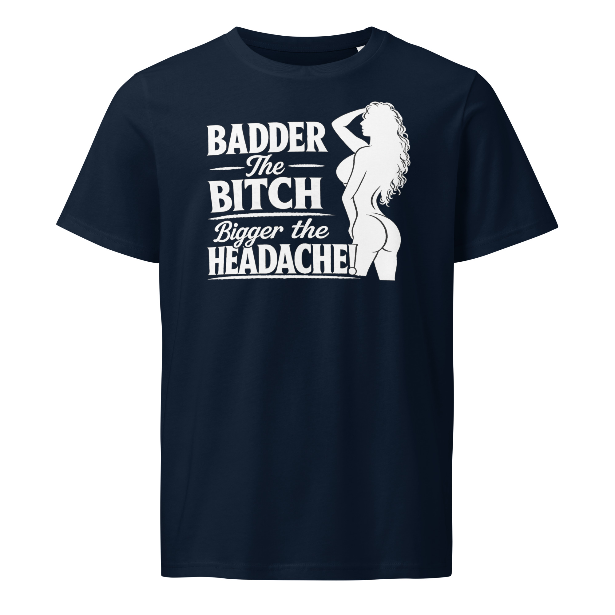 Headache Unisex organic mid-light t-shirt - Image 2