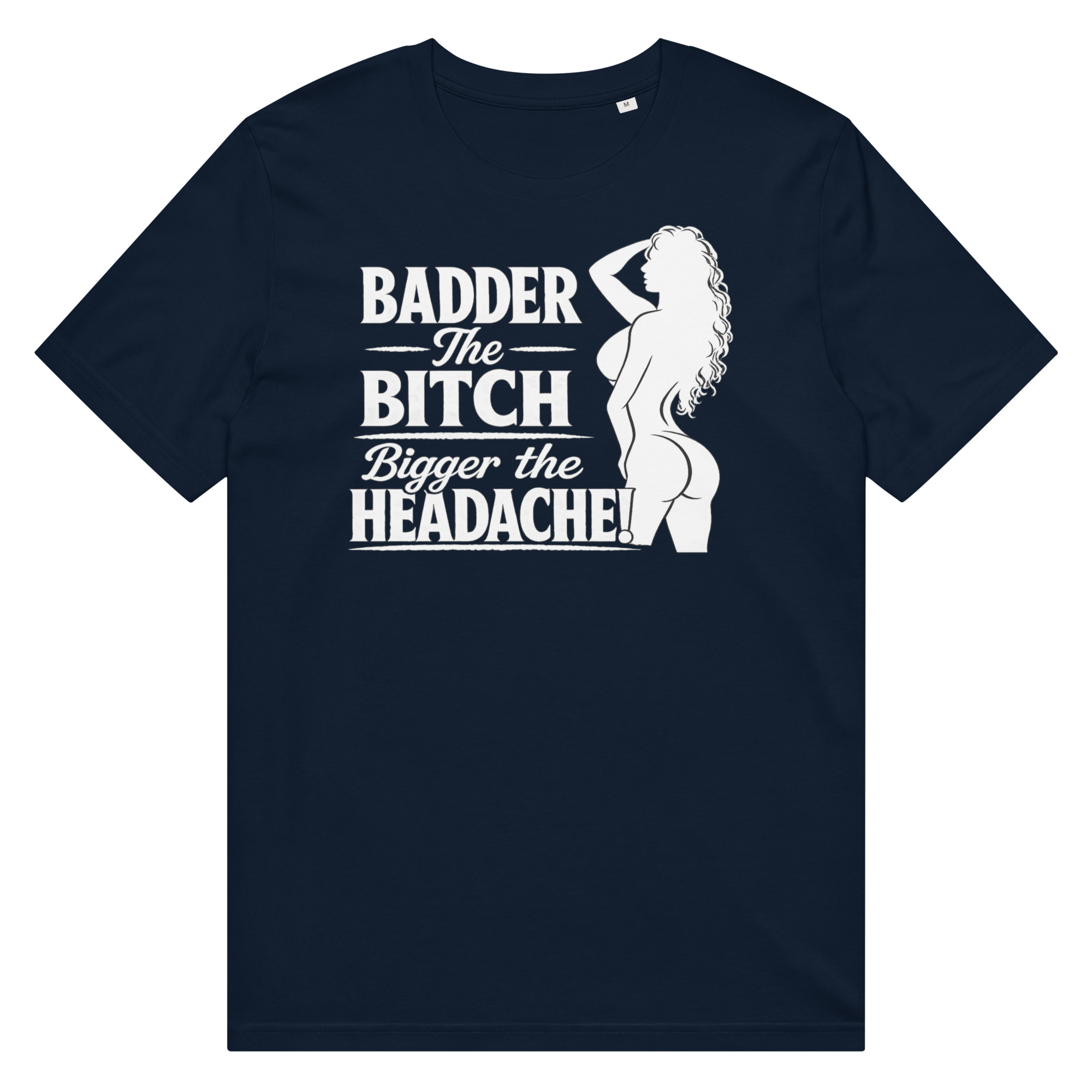 Headache Unisex organic mid-light t-shirt - Image 2